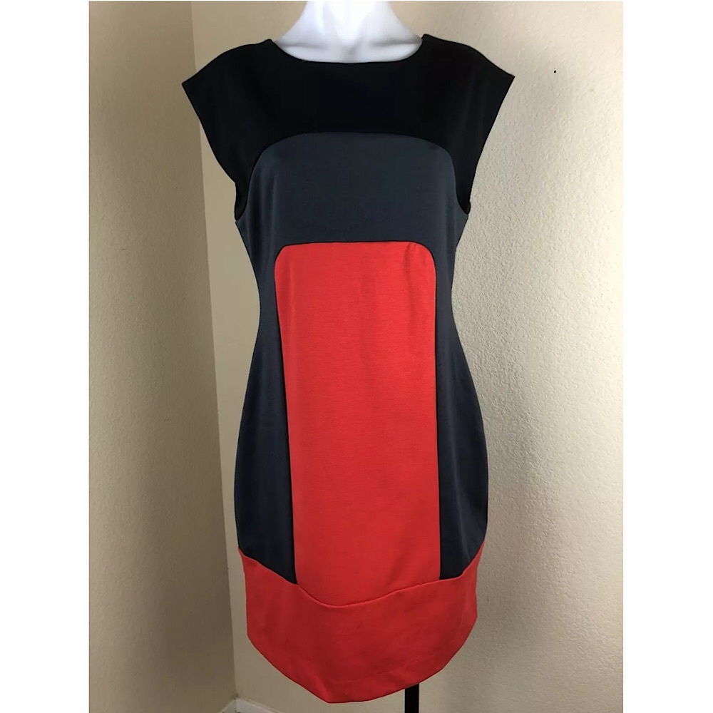 Banana Republic Factory Sheath Dress Petite Block